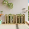 Image de Vidaxl Lit SurÃ©levÃ© De Jardin Design De ClÃ´ture Bois De Pin ImprÃ©gnÃ©