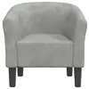 Image de Fauteuils VidaXL  Fauteuil  Cabriolet Velours Gris P31600081