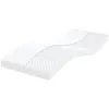 Image de vidaXL Matelas en mousse blanc 80x200 cm 7 zones duretÃ© 20 ILD