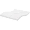 Image de vidaXL Matelas en mousse blanc 160x200 cm 7 zones duretÃ© 20 ILD