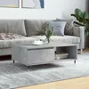 Image de vidaXL Table basse gris bÃ©ton 90x60x35 cm bois d'ingÃ©nierie
