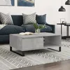 Image de vidaXL Table basse gris bÃ©ton 90x60x35 cm bois d'ingÃ©nierie