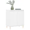 Image de vidaXL Buffet Blanc 60x35x70 cm Bois d'ingÃ©nierie