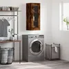 Image de Vidaxl Armoire Murale ChÃªne FumÃ© 34,5x34x90 Cm