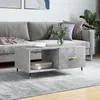 Image de vidaXL Table basse gris bÃ©ton 90x50x40 cm bois d'ingÃ©nierie