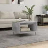Image de vidaXL Table basse gris bÃ©ton 60x50x40 cm bois d'ingÃ©nierie