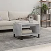 Image de vidaXL Table basse gris bÃ©ton 60x50x40 cm bois d'ingÃ©nierie