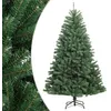 Image de vidaXL Sapin de NoÃ«l artificiel Ã  charniÃ¨res avec support vert 240 cm