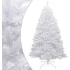 Image de vidaXL Sapin de NoÃ«l artificiel Ã  charniÃ¨res avec neige floquÃ©e 120 cm