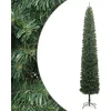 Image de vidaXL Sapin de No?l mince avec support 300 cm PVC
