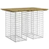 Image de Vidaxl Banc De Jardin Design Gabion 100x70x72 Cm Bois De Pin ImprÃ©gnÃ©