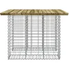 Image de Vidaxl Banc De Jardin Design Gabion 100x102x72 Cm Bois De Pin ImprÃ©gnÃ©