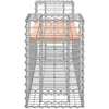 Image de Vidaxl Banc De Jardin Design Gabion 183x41x60,5 Cm Bois Massif Douglas