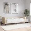 Image de vidaXL Lit de jour avec matelas crÃ¨me 90x200 cm tissu