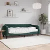 Image de vidaXL Lit de jour avec matelas vert foncÃ© 80x200 cm velours