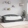 Image de vidaXL Lit de jour avec matelas gris foncÃ© 80x200 cm tissu