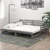Image de vidaXL Lit de jour avec lit gigogne et matelas noir 100x200 cm velours