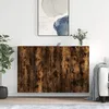 Image de vidaXL Armoires murales 2 pcs chÃªne fumÃ© bois d'ingÃ©nierie