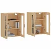 Image de vidaXL Armoires murales 2 pcs chÃªne sonoma bois d'ingÃ©nierie