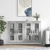 Image de vidaXL Armoires murales 2 pcs sonoma gris bois d'ingÃ©nierie