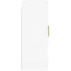 Image de vidaXL Armoires murales 2 pcs blanc bois d'ingÃ©nierie