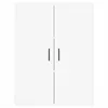 Image de vidaXL Armoires murales 2 pcs blanc bois d'ingÃ©nierie