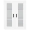 Image de vidaXL Buffet haut Blanc 69,5x34x180 cm Bois d'ingÃ©nierie