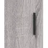 Image de vidaXL Buffet haut Sonoma gris 69,5x34x180 cm Bois d'ingÃ©nierie