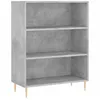 Image de vidaXL Buffet haut Gris bÃ©ton 69,5x34x180 cm Bois d'ingÃ©nierie