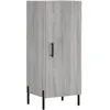 Image de vidaXL Buffet haut Sonoma gris 34,5x34x180 cm Bois d'ingÃ©nierie