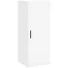 Image de vidaXL Buffet haut Blanc 34,5x34x180 cm Bois d'ingÃ©nierie