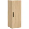 Image de Vidaxl Buffet Haut ChÃªne Sonoma 34,5x34x180 Cm Bois D'ingÃ©nierie