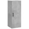 Image de vidaXL Buffet haut Gris bÃ©ton 34,5x34x180 cm Bois d'ingÃ©nierie