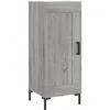 Image de vidaXL Buffet haut Sonoma gris 34,5x34x180 cm Bois d'ingÃ©nierie