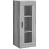Image de vidaXL Buffet haut Sonoma gris 34,5x34x180 cm Bois d'ingÃ©nierie