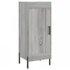 Image de vidaXL Buffet haut Sonoma gris 34,5x34x180 cm Bois d'ingÃ©nierie