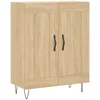 Image de Vidaxl Buffet Haut ChÃªne Sonoma 69,5x34x180 Cm Bois D'ingÃ©nierie