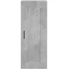 Image de vidaXL Buffet haut Gris bÃ©ton 34,5x34x180 cm Bois d'ingÃ©nierie