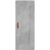 Image de vidaXL Buffet haut Gris bÃ©ton 34,5x34x180 cm Bois d'ingÃ©nierie