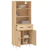 Image de Vidaxl Buffet Haut ChÃªne Sonoma 69,5x34x180 Cm Bois D'ingÃ©nierie