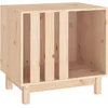 Image de Vidaxl Niche Pour Chien 60x45x57 Cm Bois De Pin Massif