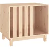 Image de Vidaxl Niche Pour Chien 70x50x62 Cm Bois De Pin Massif