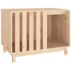 Image de Vidaxl Niche Pour Chien 90x60x67 Cm Bois De Pin Massif