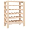 Image de Vidaxl Casier Ã Vin 61,5x30x82 Cm Bois De Pin Massif