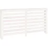 Image de Vidaxl Cache-Radiateur Blanc 153x19x84 Cm Bois Massif De Pin