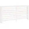 Image de Vidaxl Cache-Radiateur Blanc 169x19x84 Cm Bois Massif De Pin