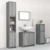Image de vidaXL Ensemble de meubles de salle de bain 4 pcs Sonoma gris