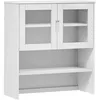 Image de vidaXL Dessus de buffet Blanc 90x35x100 cm Bois massif de pin