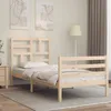 Image de vidaXL Meuble TV Marron miel 90x40x60 cm Bois de pin massif