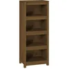 Image de vidaXL BibliothÃ¨que Marron miel 50x35x125,5 cm Bois de pin massif